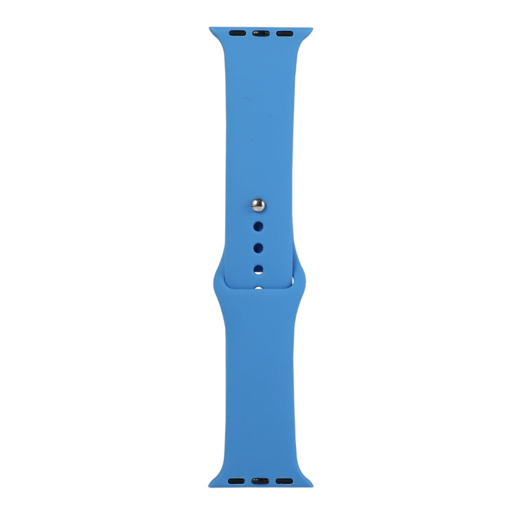 Silicone Watch Replacement Strap, Long Section (Men), For Apple Watch Series 8&7 41mm / SE 2&6&SE&5&4 40mm / 3&2&1 38mm, For Apple Watch Ultra 49mm / Series 8&7 45mm / SE 2&6&SE&5&4 44mm / 3&2&1 42mm