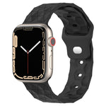 Football Texture Silicone Watch Band, For Apple Watch 8 41mm, For Apple Watch 8 45mm, For Apple Watch SE 2022 40mm, For Apple Watch SE 2022 44mm