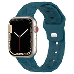 Football Texture Silicone Watch Band, For Apple Watch Ultra 2 49mm, For Apple Watch 9 45mm, For Apple Watch 9 41mm, For Apple Watch Ultra 49mm
