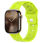 Football Texture Silicone Watch Band, For Apple Watch Series 10 46mm, For Apple Watch Series 10 42mm, For Apple Watch SE 2023 44mm, For Apple Watch SE 2023 40mm