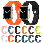 Football Texture Silicone Watch Band, For Apple Watch Series 10 46mm, For Apple Watch Series 10 42mm, For Apple Watch SE 2023 44mm, For Apple Watch SE 2023 40mm