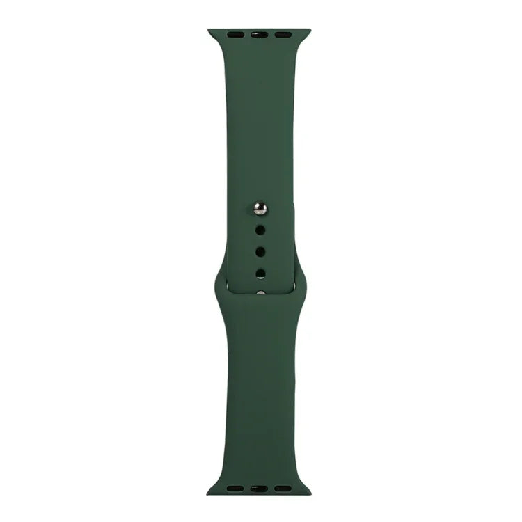 Silicone Watch Replacement Strap, Short Section (Female), For Apple Watch Series 8&7 41mm / SE 2&6&SE&5&4 40mm / 3&2&1 38mm