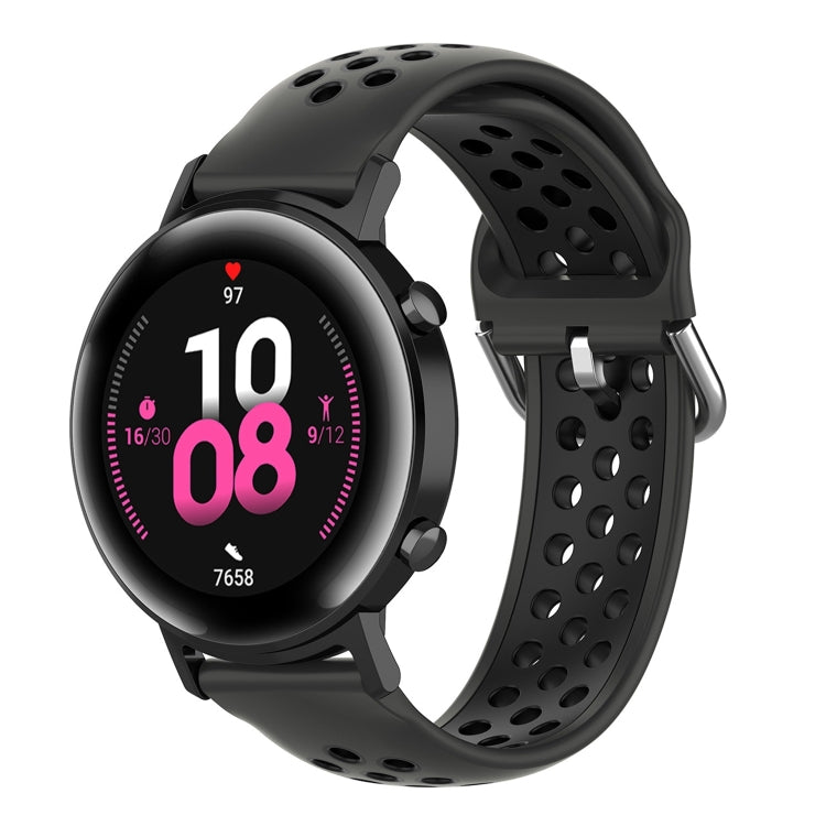 20mm Universal Sports Two Colors Silicone Replacement Strap Watchband