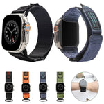 Nylon Two Section Watch Band, For Apple Watch 42mm, For Apple Watch 38mm
