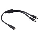 5.5 x 2.1mm Female to Male Plug DC Power Splitter Adapter Power Cable, 30cm, 70cm
