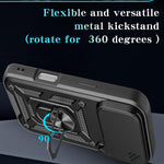 Sliding Camera Cover Design TPU+PC Phone Case, For iPhone 18 Pro, For iPhone 18 Pro Max, For iPhone 17e / 16e, For iPhone 17 Pro Max, For iPhone 17 Pro, For iPhone 17