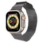 Milanese Metal Magnetic Watch Band, For Apple Watch SE 2023 44mm, For Apple Watch Ultra 49mm, For Apple Watch 8 41mm