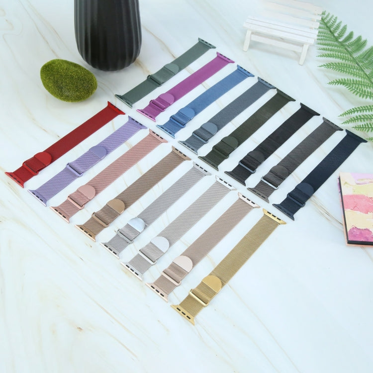 Milanese Metal Magnetic Watch Band, For Apple Watch SE 40mm, For Apple Watch SE 44mm, For Apple Watch 6 40mm