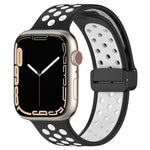 Magnetic Buckle Silicone Watch Band, For Apple Watch 8 41mm, For Apple Watch 8 45mm, For Apple Watch Ultra 2 49mm