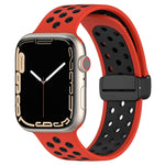 Magnetic Buckle Silicone Watch Band, For Apple Watch 8 41mm, For Apple Watch 8 45mm, For Apple Watch Ultra 2 49mm