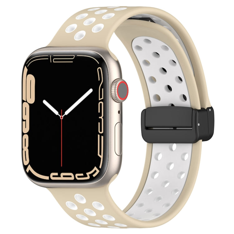 Magnetic Buckle Silicone Watch Band, For Apple Watch 8 41mm, For Apple Watch 8 45mm, For Apple Watch Ultra 2 49mm