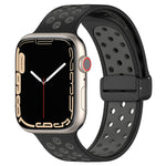Magnetic Buckle Silicone Watch Band, For Apple Watch SE 40mm, For Apple Watch SE 44mm, For Apple Watch 6 40mm