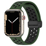 Magnetic Buckle Silicone Watch Band, For Apple Watch 42mm, For Apple Watch 38mm