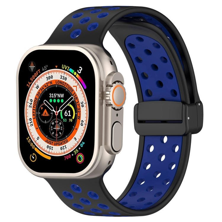 Magnetic Buckle Silicone Watch Band, For Apple Watch Ultra 49mm, For Apple Watch SE 2023 44mm, For Apple Watch SE 2023 40mm