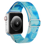 Painted Pattern Nylon Replacement Watch Band, For Apple Watch SE 40mm, For Apple Watch SE 44mm, For Apple Watch 6 40mm, For Apple Watch 6 44mm, For Apple Watch 5 44mm, For Apple Watch 5 40mm
