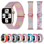 Painted Pattern Nylon Replacement Watch Band, For Apple Watch SE 40mm, For Apple Watch SE 44mm, For Apple Watch 6 40mm, For Apple Watch 6 44mm, For Apple Watch 5 44mm, For Apple Watch 5 40mm