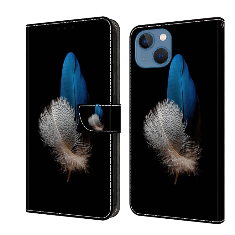Crystal 3D Shockproof Protective Leather Phone Case, For iPhone 13 / 14, For iPhone 15 Pro