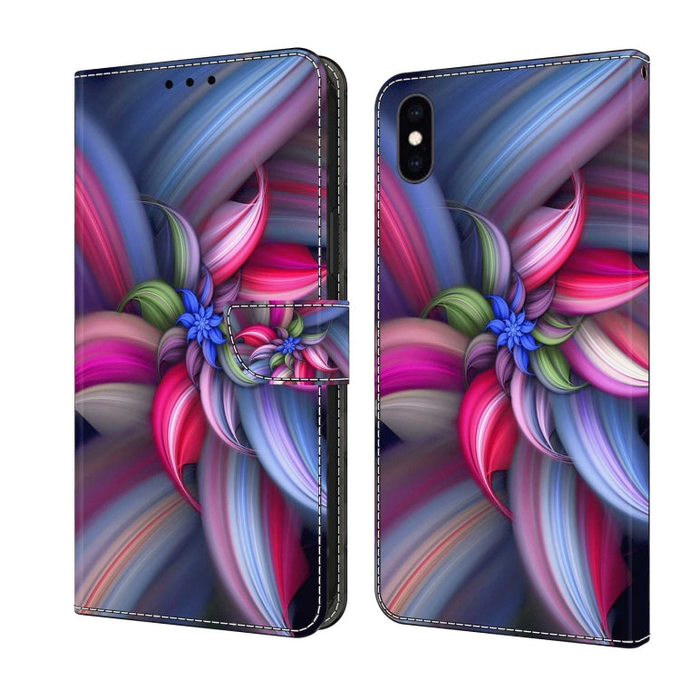 Crystal 3D Shockproof Protective Leather Phone Case, For iPhone XR, For iPhone XS Max