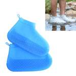 Silicone Non-slip Thickened Wear-resistant Waterproof Shoe Boots Cover, S, L, M