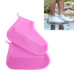 Silicone Non-slip Thickened Wear-resistant Waterproof Shoe Boots Cover, S, L, M