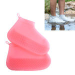 Silicone Non-slip Thickened Wear-resistant Waterproof Shoe Boots Cover, S, L, M