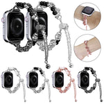 Pearl Bracelet Metal Watch Band, For Apple Watch SE 2023 44mm, For Apple Watch Ultra 49mm, For Apple Watch SE 2023 40mm, For Apple Watch 8 41mm, For Apple Watch Ultra 2 49mm, For Apple Watch 8 45mm, For Apple Watch SE 2022 40mm                         ...