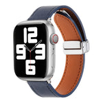 Magnetic Buckle Skin Feel Leather Watch Band, For Apple Watch SE 2023 44mm, For Apple Watch Ultra 49mm, For Apple Watch SE 2023 40mm, For Apple Watch SE 2022 40mm, For Apple Watch Serie 9 41mm, For Apple Watch SE 2022 44mm