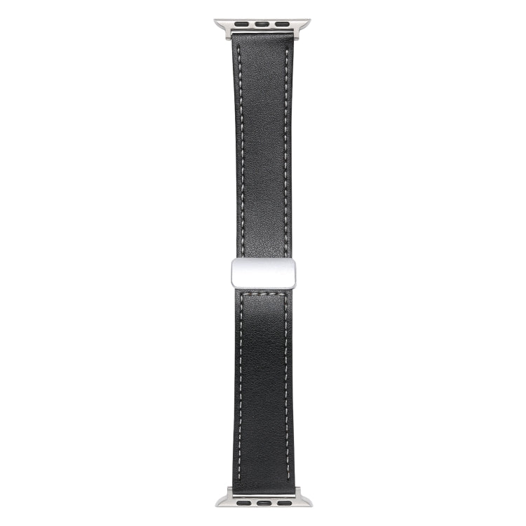 Magnetic Buckle Skin Feel Leather Watch Band, For Apple Watch SE 2023 44mm, For Apple Watch Ultra 49mm, For Apple Watch SE 2023 40mm, For Apple Watch SE 2022 40mm, For Apple Watch Serie 9 41mm, For Apple Watch SE 2022 44mm