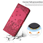 Cat Embossing Pattern Leather Phone Case with Lanyard, For iPhone 16e / 17e, For iPhone 17 Pro Max, For iPhone 17 Pro, For iPhone 17, For iPhone Air, For iPhone 16 Pro Max, For iPhone 16 Pro, For iPhone 16 Plus, For iPhone 16