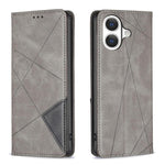 Rhombus Texture Magnetic Leather Phone Case, For iPhone 18 Pro Max/17 Pro Max, For iPhone 18 Pro/17 Pro, For iPhone 17, For iPhone 17 Air, For iPhone 16 Pro Max, For iPhone 16 Pro, For iPhone 16 Plus, For iPhone 16