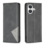 Rhombus Texture Magnetic Leather Phone Case, For iPhone 18 Pro Max/17 Pro Max, For iPhone 18 Pro/17 Pro, For iPhone 17, For iPhone 17 Air, For iPhone 16 Pro Max, For iPhone 16 Pro, For iPhone 16 Plus, For iPhone 16