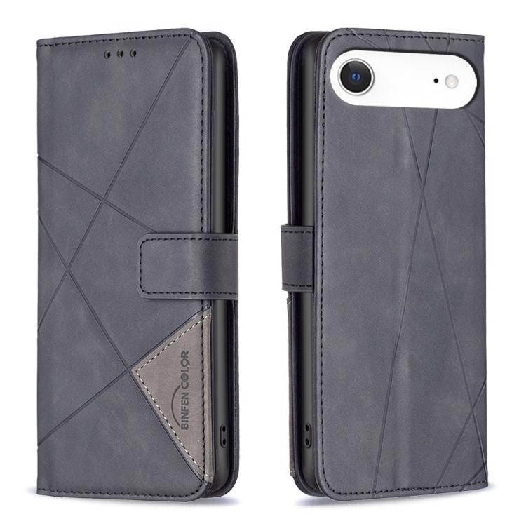 Magnetic Buckle Rhombus Texture Leather Phone Case, For iPhone 17 Pro Max, For iPhone 17 Pro, For iPhone 17, For iPhone Air, For iPhone 16 Pro Max, For iPhone 16 Pro, For iPhone 16 Plus, For iPhone 16