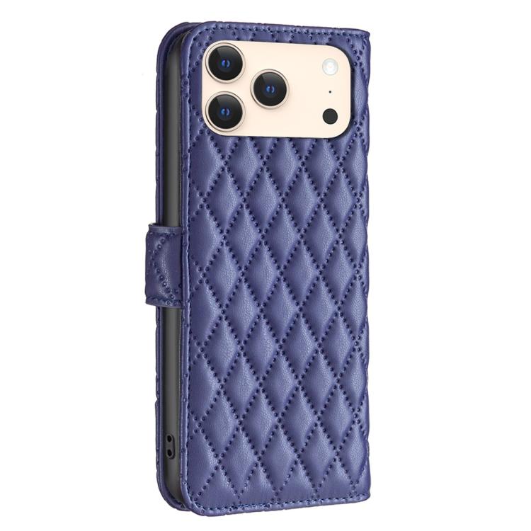 Diamond Lattice Wallet Flip Leather Phone Case, For iPhone 18 Pro/17 Pro, For iPhone 18 Pro Max/17 Pro Max, For iPhone 17e / 16e, For iPhone 17, For iPhone Air, For iPhone 16 Pro Max, For iPhone 16 Pro, For iPhone 16 Plus