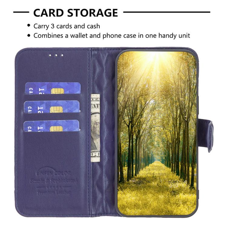 Diamond Lattice Wallet Flip Leather Phone Case, For iPhone 17e / 16e, For iPhone 17 Pro Max, For iPhone 17 Pro, For iPhone 17, For iPhone Air, For iPhone 16 Pro Max, For iPhone 16 Pro, For iPhone 16 Plus
