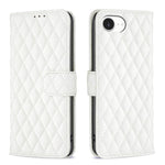 Diamond Lattice Wallet Flip Leather Phone Case, For iPhone 17e / 16e, For iPhone 17 Pro Max, For iPhone 17 Pro, For iPhone 17, For iPhone Air, For iPhone 16 Pro Max, For iPhone 16 Pro, For iPhone 16 Plus