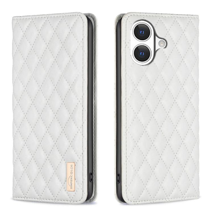 Diamond Lattice Magnetic Leather Flip Phone Case, For iPhone 17 Pro Max, For iPhone 17 Pro, For iPhone 17, For iPhone Air, For iPhone 16 Pro Max, For iPhone 16 Pro, For iPhone 16 Plus, For iPhone 16