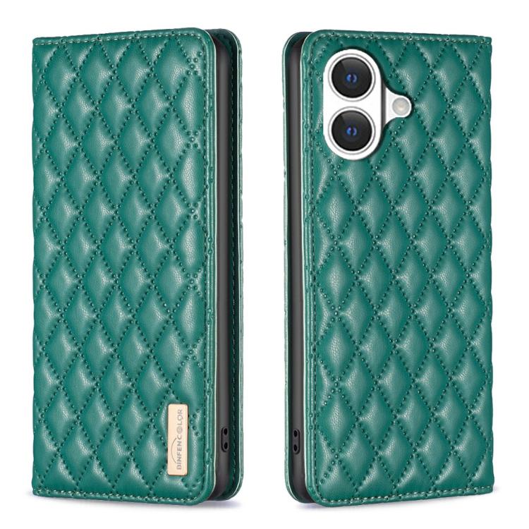 Diamond Lattice Magnetic Leather Flip Phone Case, For iPhone 18 Pro/17 Pro, For iPhone 18 Pro Max/17 Pro Max, For iPhone 17, For iPhone 17 Air, For iPhone 16 Pro Max, For iPhone 16 Pro, For iPhone 16 Plus, For iPhone 16