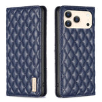 Diamond Lattice Magnetic Leather Flip Phone Case, For iPhone 18 Pro/17 Pro, For iPhone 18 Pro Max/17 Pro Max, For iPhone 17, For iPhone 17 Air, For iPhone 16 Pro Max, For iPhone 16 Pro, For iPhone 16 Plus, For iPhone 16