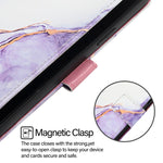 PT003 Marble Pattern Flip Leather Phone Case, For iPod Touch 7 / 6 / 5