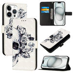 3D Painting Horizontal Flip Leather Phone Case, For iPhone 17e / 16e, For iPhone 17 Pro Max, For iPhone 17 Pro, For iPhone 17, For iPhone Air, For iPhone 16 Pro Max