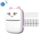C9 Mini Bluetooth Wireless Thermal Printer, With 1 Roll Paper, With 5 Papers, With 10 Papers, With 5 Sticker Papers, With 5 Papers & 5 Sticker Papers, With 5 Papers & 5 Sticker & 3 Color Papers