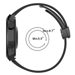 Folding Buckle Silicone Watch Band, For Huawei Watch 4 / Watch 4 Pro