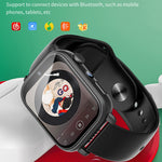 UNIWA X1S 1.9 inch IP67 Waterproof 4G Android 8.1 Dual Cameras Smart Watch Support Temperature Measurement, 1G+8G, 2G+16G