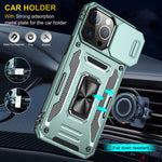Armor PC + TPU Camera Shield Phone Case, For iPhone 16 Pro, For iPhone 16 Plus, For iPhone 16, For iPhone 15 Pro Max, For iPhone 15 Pro, For iPhone 15 Plus