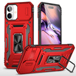 Armor PC + TPU Camera Shield Phone Case, For iPhone 16 Pro, For iPhone 16 Plus, For iPhone 16, For iPhone 15 Pro Max, For iPhone 15 Pro, For iPhone 15 Plus