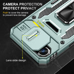Armor PC + TPU Camera Shield Phone Case, For iPhone 17e / 16e, For iPhone 17 Pro Max, For iPhone 17 Pro, For iPhone 17, For iPhone Air, For iPhone 16 Pro Max