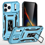 Armor PC + TPU Camera Shield Phone Case, For iPhone 17e / 16e, For iPhone 17 Pro Max, For iPhone 17 Pro, For iPhone 17, For iPhone Air, For iPhone 16 Pro Max