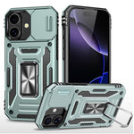 Armor PC + TPU Camera Shield Phone Case, For iPhone 17e / 16e, For iPhone 17 Pro Max, For iPhone 17 Pro, For iPhone 17, For iPhone Air, For iPhone 16 Pro Max