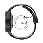 Magnetic Clasp Camouflage Silicone Watch Band, For Samsung Galaxy Watch5 / 5 Pro / Watch 4 / 4 Classic