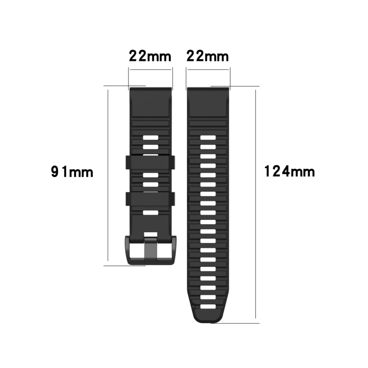 Sports Silicone Watch Band, For Garmin  Instinct 2 Solar, For Garmin Epix Pro 47mm, For Garmin Fenix 7 Pro 47mm